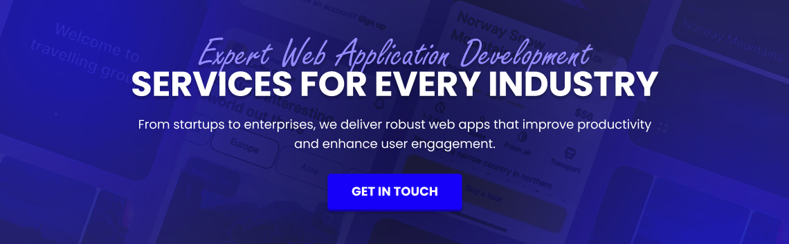 web application development company
