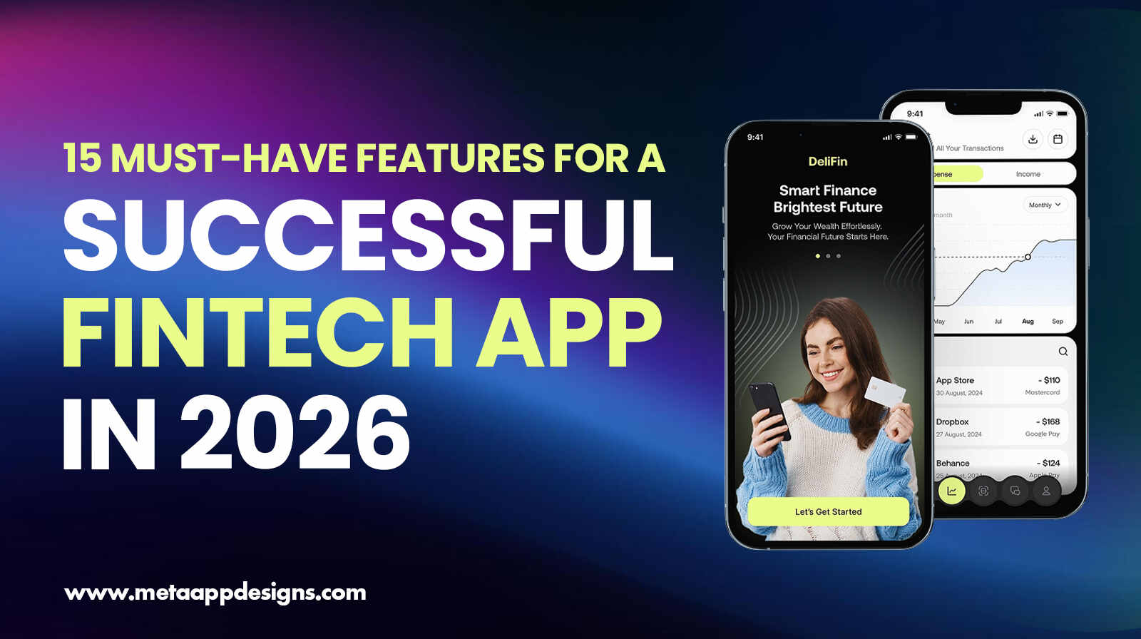 15 Must-Have Features For A Successful Fintech App in 2026 - Meta App Designs