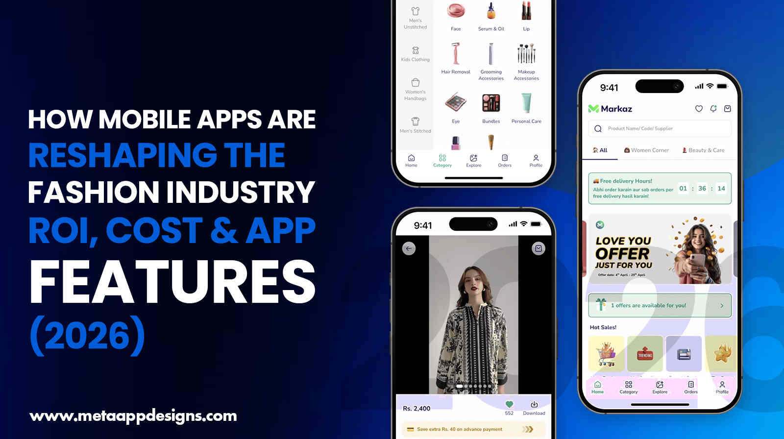 How Mobile Apps Are Reshaping the Fashion Industry ROI Cost And App Features (2026) - Meta App Designs