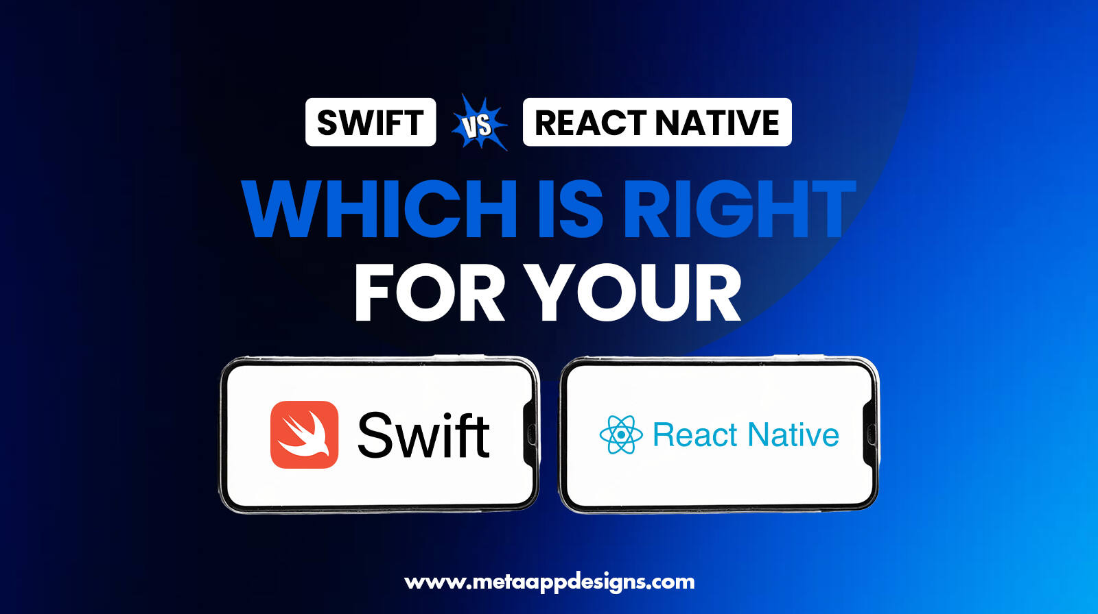 Swift vs React Native Which Is Right For Your iOS Mobile App - Meta App Designs