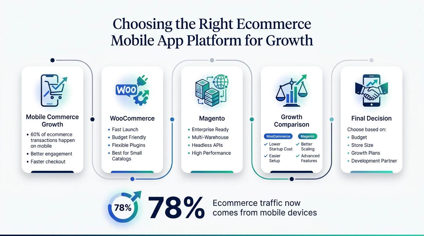 Choose the right ecommerce mobile app platform