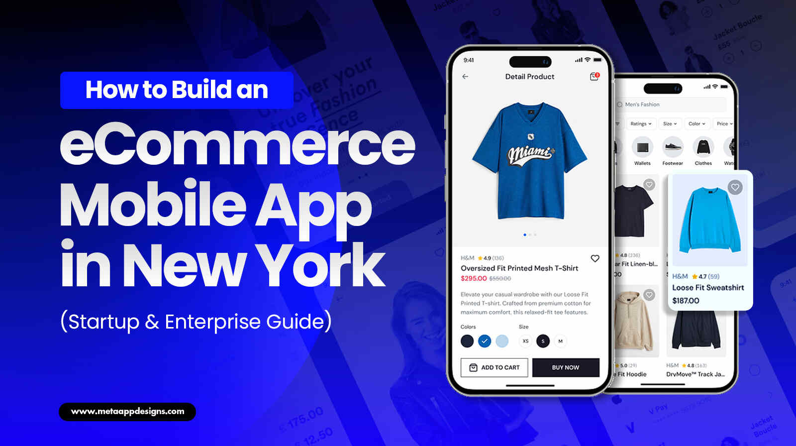 How To Build An Ecommerce App In New York (Startup Enterprise Guide) - Meta App Designs