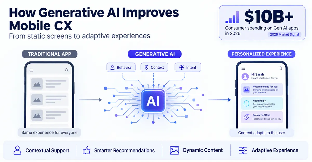 gen ai improves mobile cx