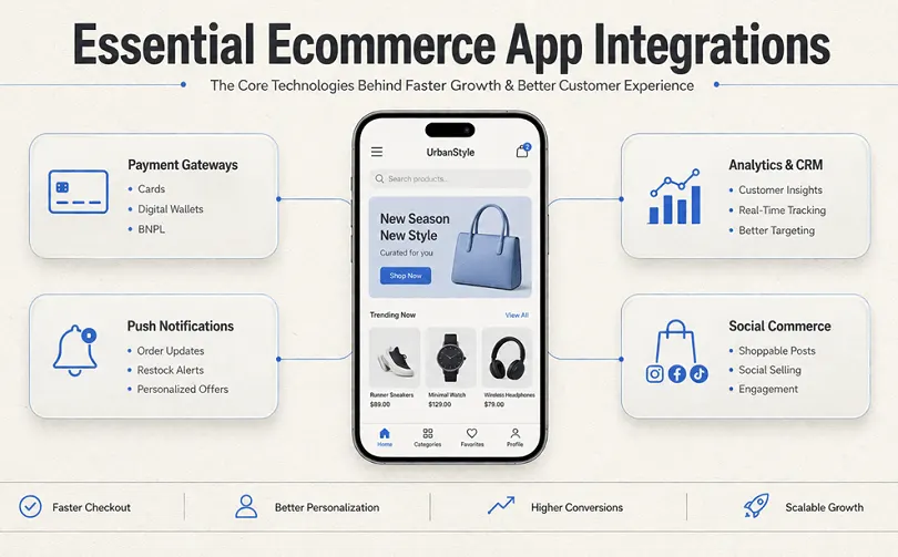 Essential Integrations Every Ecommerce App Needs