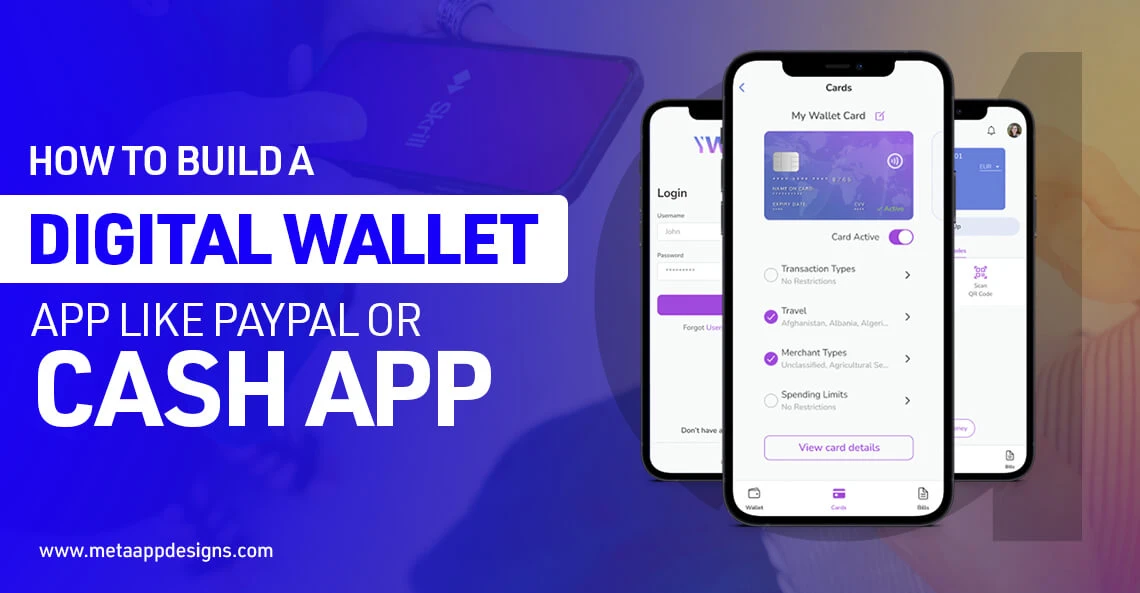 how to build a digital wallet app like paypal or cash app